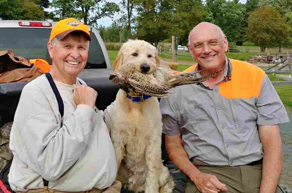 Photo Of Red Cedar Farms Goldendoodle And New Owner